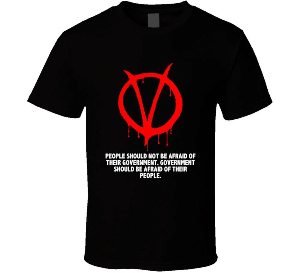 V For Vendetta Symbol People Should Not Be Afraid Of Their Government Favorite M