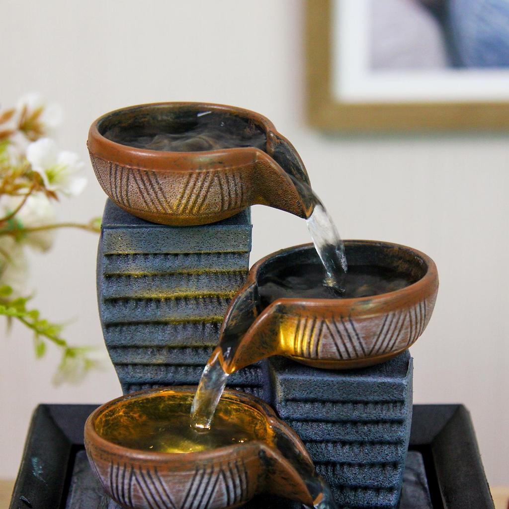 Настольный фонтан Фэн-шуй для декора домашнего офиса