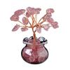 Handmade Natural Aventurine Bonsai Feng Shui Decor Gemstone Healing Tree Small Crystal Trees  Women