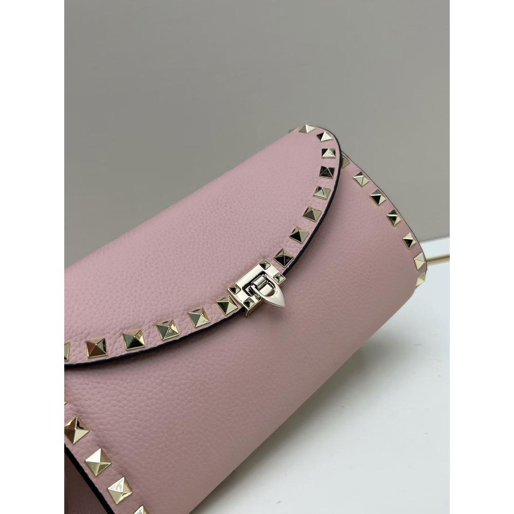 Трендовая летняя новинка повседневная сумка-мессенджер на плечо со шпильками маленькая квадратная сумка персонализированная сумка для телефона маленькая свежая женская сумка оптом