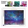 Алмазная картина Астральная полная алмазная вышивка Ночная мозаика Пейзаж со стразами Украшение дома 30x40 см/12x16 дюймов