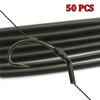 50PCS Carp Fishing Accessories Material Anti Tangle Sleeves Line Aligner Tube for Feeder Carp Fishing Rig Hair Ronnie Rig Tackle