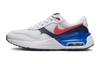 Air Max SYSTM Кожаные Амортизация Устойчивые к истиранию Дышащие Низкие Детские Повседневные Кроссовки Бело-синие DQ0284-101