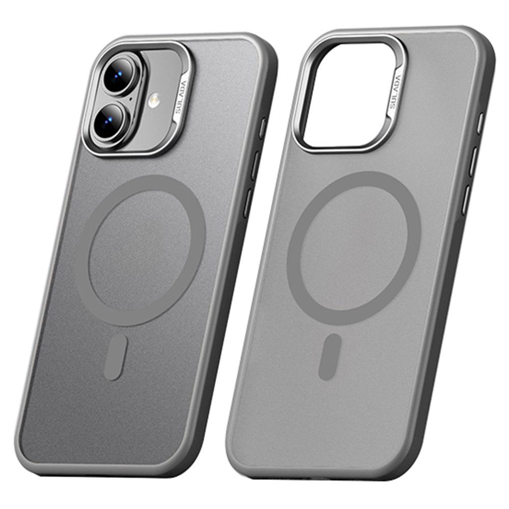 SULADA Чехол для iPhone 16, совместимый с MagSafe, ультратонкий чехол для телефона из ПК+ТПУ