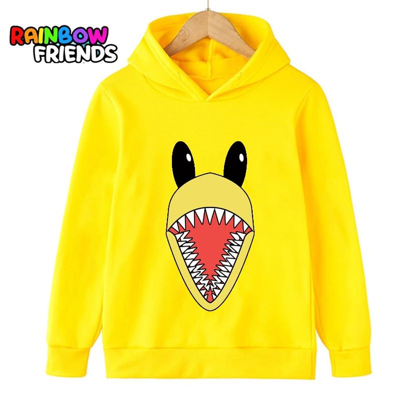 2026 Rainbow friends New Boys' Hoodies game Cartoon Print Children's Spring Autumn Winter Long Sleeve Sweatshirt cute girls hoodies