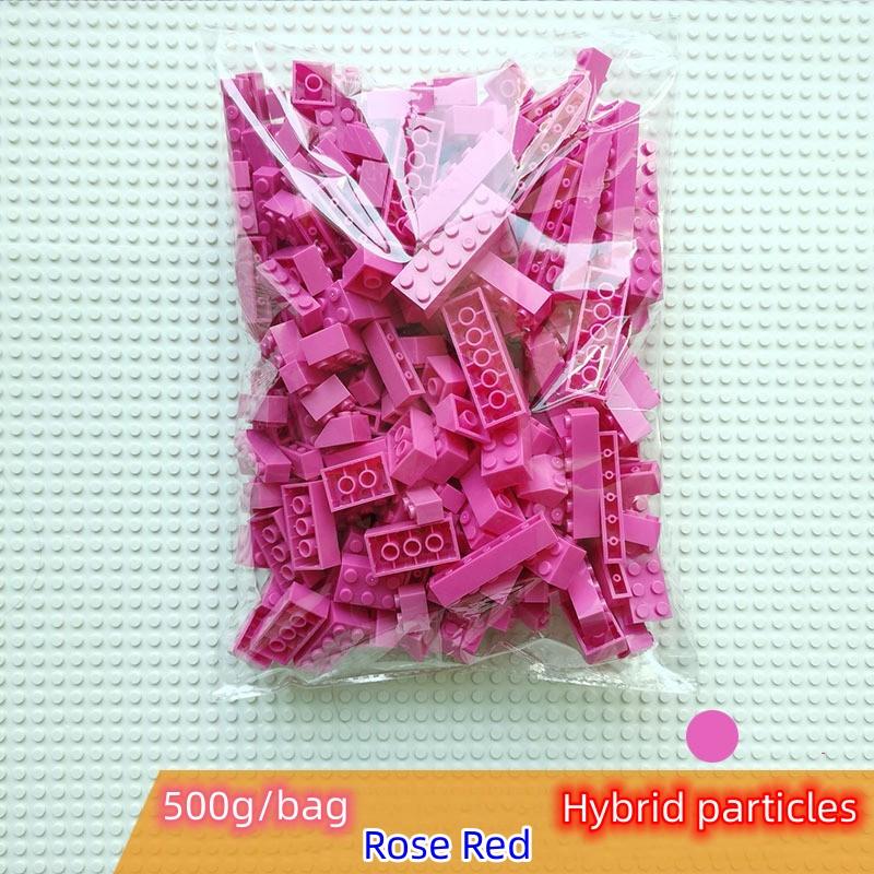 Массовые строительные блоки, 16 цветов, 500 г, 300 шт., детские развивающие игрушки, сделай сам, бесплатная сборка, креативный подарок, минифигурка