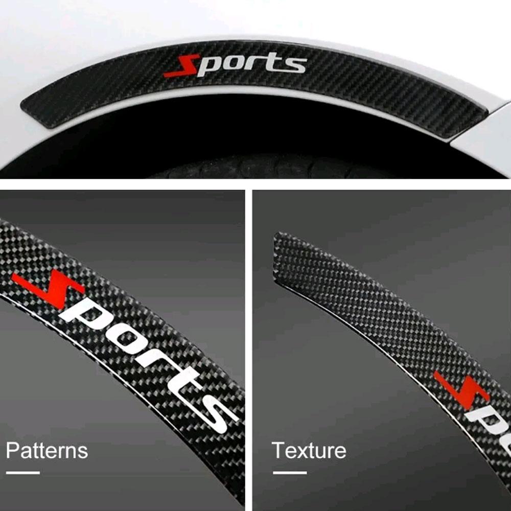 4x Автомобильные Наклейки для защиты от столкновений с бровями Декоративные наклейки для защиты от царапин на автомобильные полосы Наклейки для автомобильных бровей