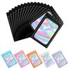 100Pcs Self-sealing Bags Multipurpose Portable Holographic Packaging Bags Resealable Odor Foil Pouch