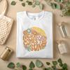 Here Comes The Sun Футболка Ретро Хиппи Графическая Футболка Винтажная Цветочная Рубашка A16