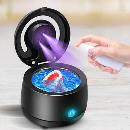 Машина для чистки зубных протезов Ультразвуковой фиксатор с большой вибрационной способностью 43000 Гц Высокочастотный очиститель Plug-Play Каппа