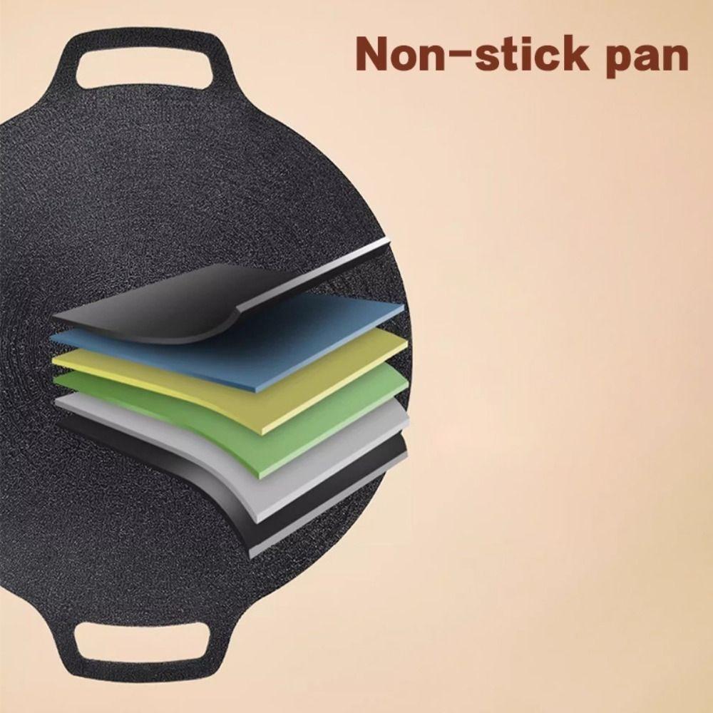 28/30/32 см антипригарная тарелка для барбекю корейская тарелка для мяса на гриле для путешествий на открытом воздухе кемпинга