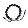 Круглый обсидиановый браслет для здоровья Браслет для здоровья