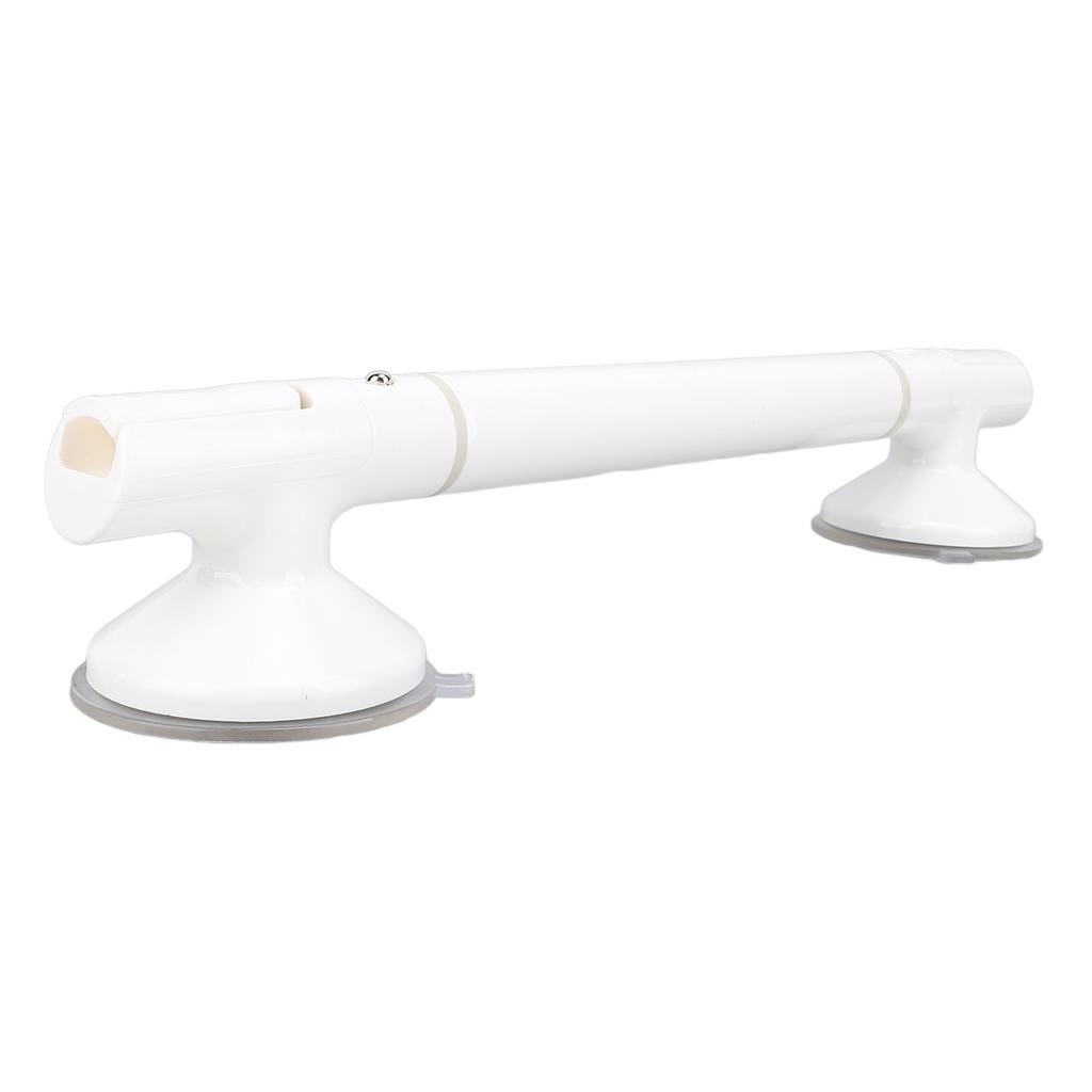 17.72in Shower Grab Bar Non Slip Suction Cup Shower Handle No Drilling Bathroom Security Bar for The Elderly Pregnant Women Children