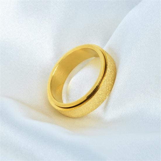 Кольцо-спиннер, унисекс, популярное кольцо для снятия стресса, пескоструйная отделка, анти-тревожное кольцо