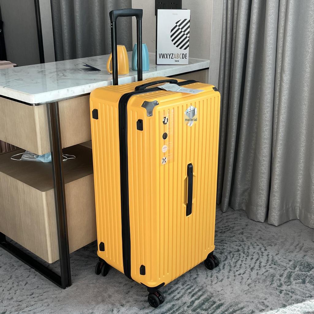 Очень большой антибактериальный чемодан-тележка с 5 колесами и кодовым замком