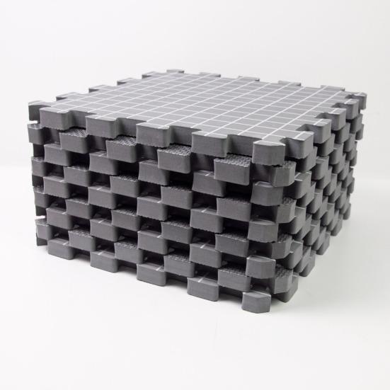 Набор ковриков для блокирования вязания. Плотный пенопластовый коврик с сеткой. Многоразовая односторонняя блокировочная доска для вязания крючком или спицами.