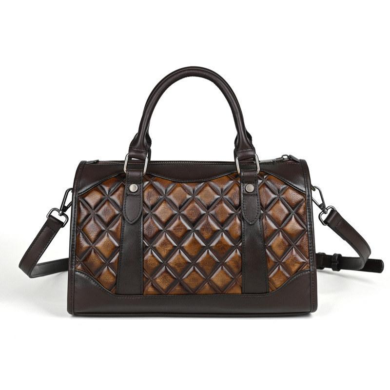 Сумки через плечо из натуральной кожи для женщин, модные сумки, винтажный дизайн, сумка через плечо, кошелек GZW