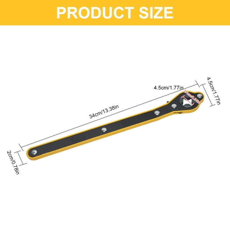 Labor Saving Compact Ratcheting Car Jacks Wrench Double Direction Mechanism For Tight Space And Emergency Tire Repairs