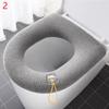 Bathroom Accessories Warmer with Handle Toilet Seat Cover Cushion Closestool Mat Pad