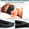 5/1pc 3D Contoured Cup Sleep Mask for Women Men Night Light Blocking Blindfold, Breathable Travel Eye Mask for Sleeping Soft Eye