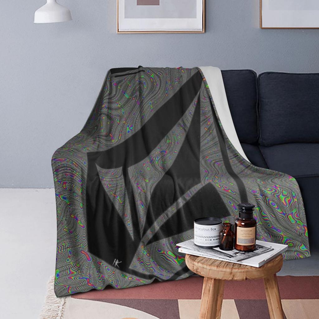 V-Volcom Logo Blanket Soft Warm Flannel Throw Blanket Cover for Bed Living room Picnic Travel Home Couch