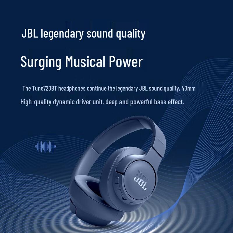 JBL Беспроводные Bluetooth-наушники-вкладыши TUNE 720BT