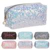Reversible Double Color Handbags Mermaid Sequin Cosmetic Storage Zipper Pouch Makeup Bag Pen Bag