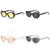 Fashion Oval Sunglasses With Protection For Summer Outdoor Activities