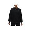 Jordan Flight Fleece FW24 Logo Solid Color Loose Comfortable Crewneck Sweatshirt Women Sweatshirt Black HJ1324-010