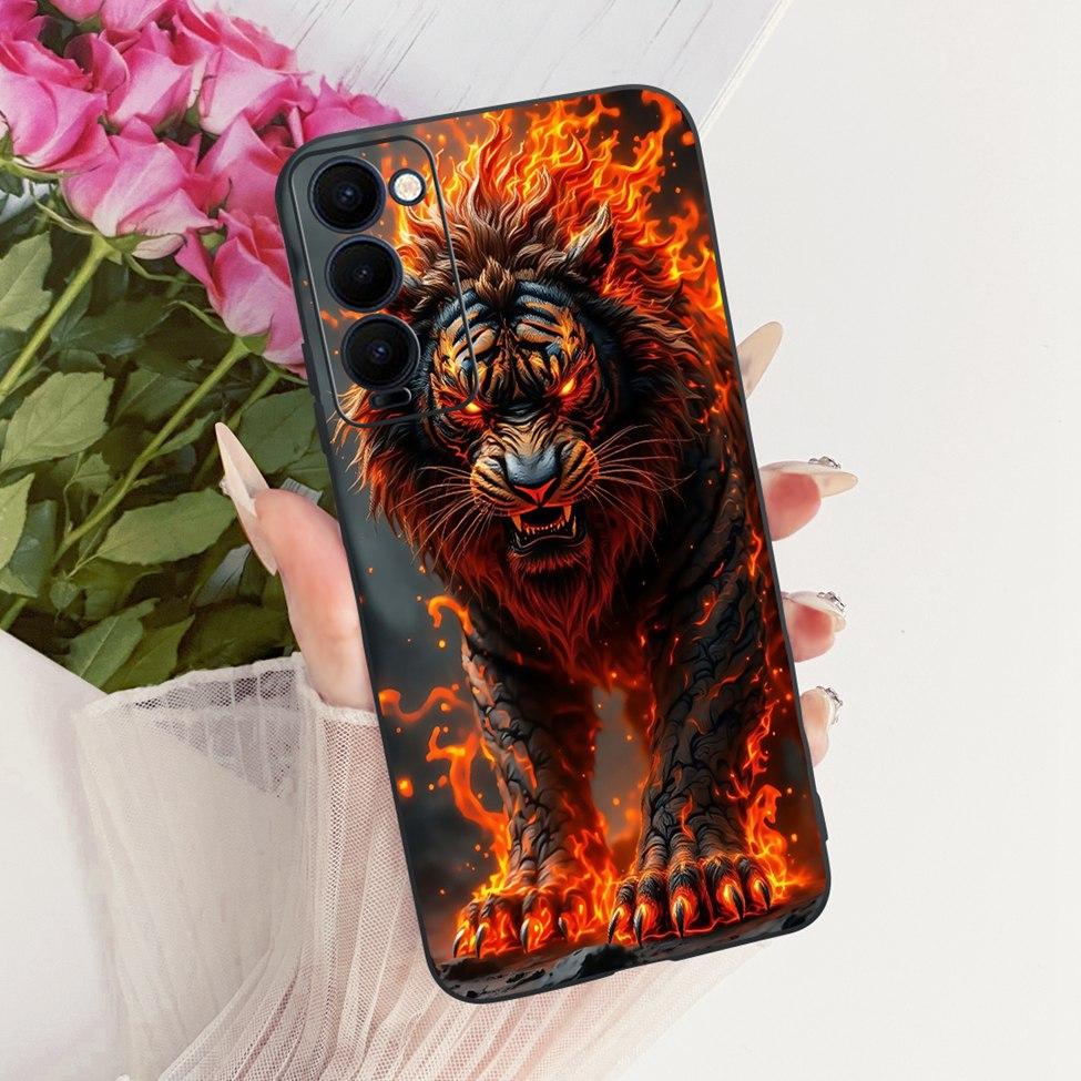 Case For Tecno Camon 18 Cover Cute Cat Fashion Butterfly Funny Painted Casing Tecno CH6 CH6n