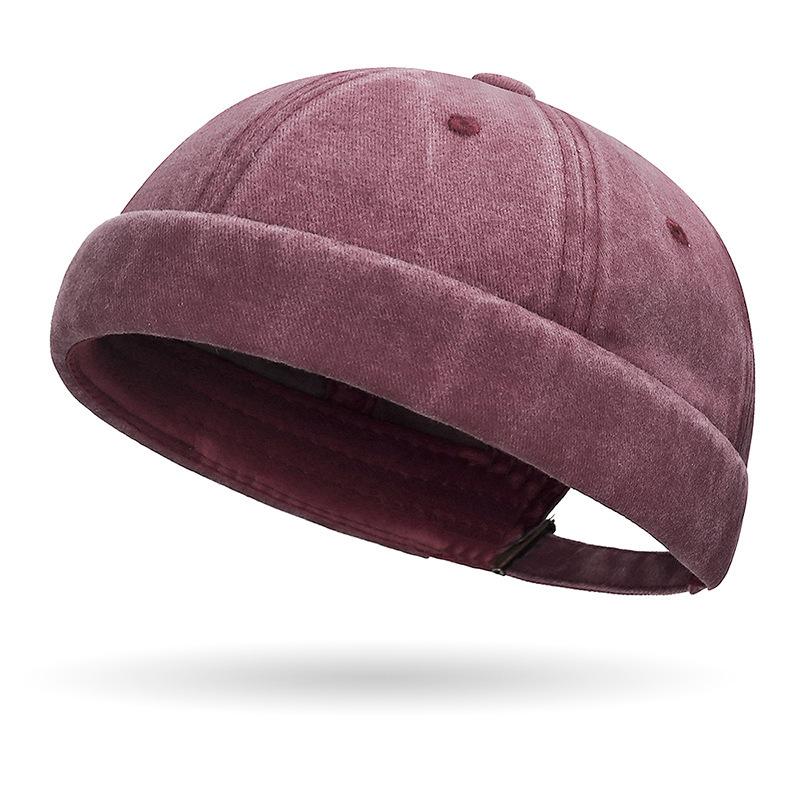 Шляпы без полей для мужчин, женская тюбетейка, мужская винтажная кепка-бини из стираного хлопка с закрученными манжетами, кепка-шляпа Harbour