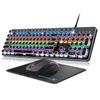 Механическая клавиатура с RGB-подсветкой и игровой набор мыши для офиса и игр