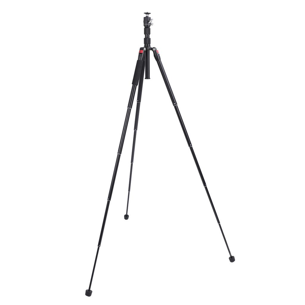 59in Camera Tripod With 20mm Metal Ball Head Lightweight Aluminum Alloy 3 Sections DSLR Camera Tripod for Video Photo