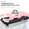 For iPhone 17 Air Case PC+TPU Phone Cover with Rotatable Ring Holder