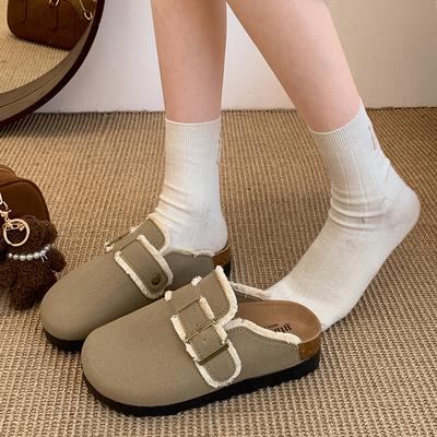 Модные и легкие Birkenstocks на толстой подошве, женская летняя верхняя одежда, однотонная верхняя одежда, сумка, тапочки-шлепанцы