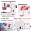 12 стежков DIY Полуавтоматическая швейная машина с ножной педалью 2 скорости Бытовая машина DC 6V Электрическая мини портативная швейная машина Новая