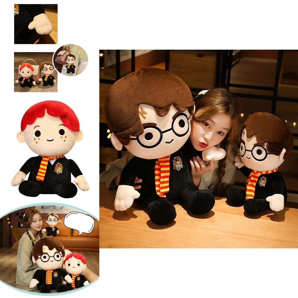 Potter Harry Ron Weasley Plush Toys Kids Stuffed Dolls Home Decor Cushion Sofa