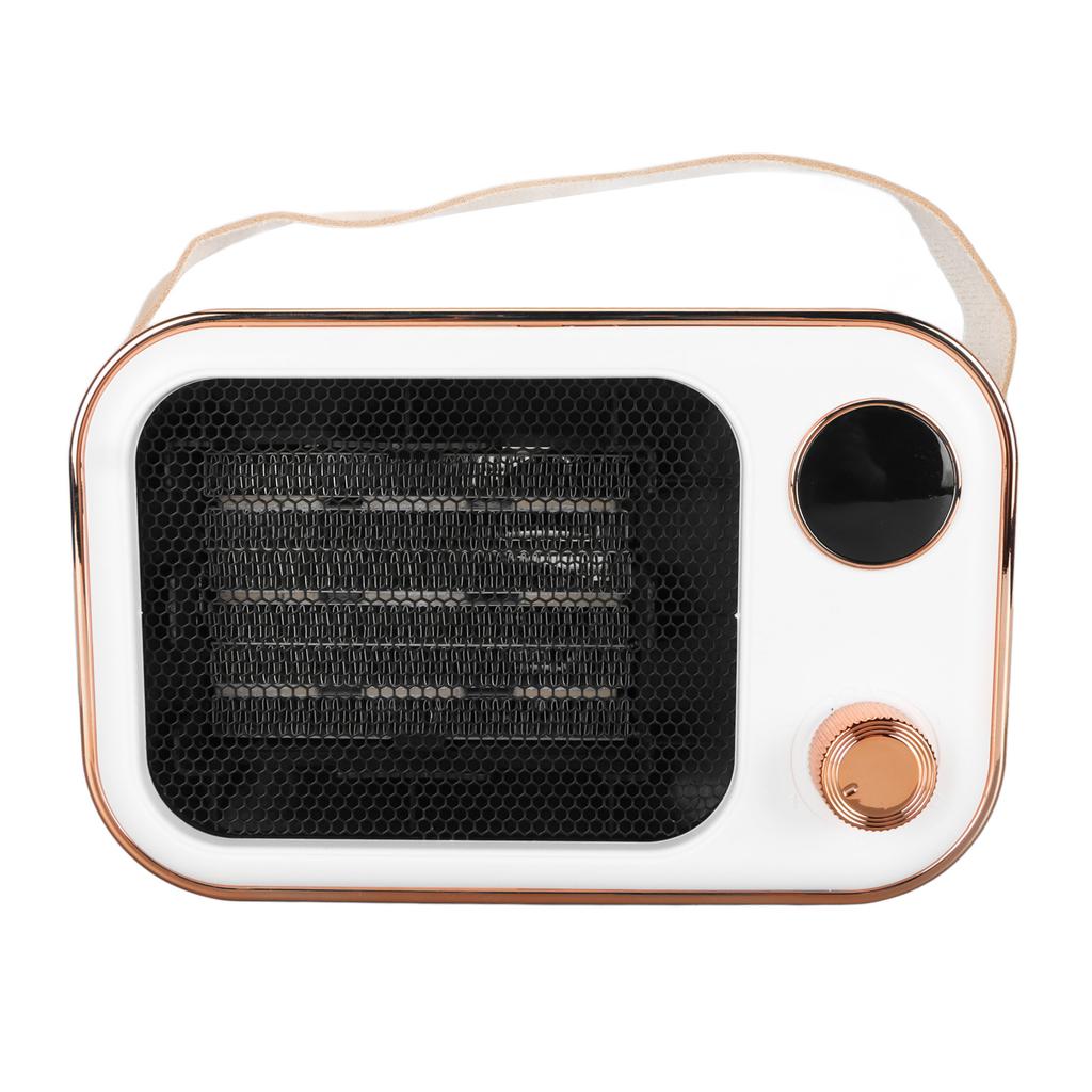 Electric Space Heater 800?1200W 2 Temperature Mode All Round Warmth Small Heater Fan for Indoor