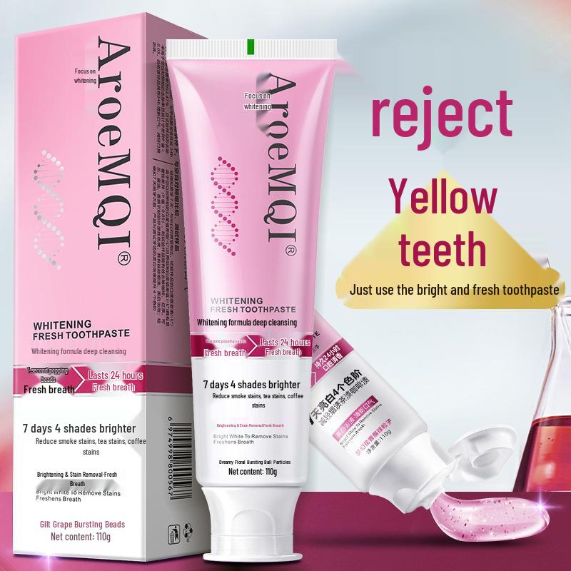 Освежающая зубная паста Brighten Fresh Breath с лопающимися микрогранулами для мгновенной свежести