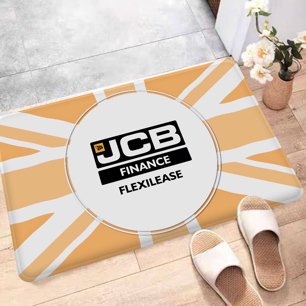 Коврик для пола с логотипом экскаватора JCB, нескользящий коврик для прачечной, декор для прачечной, балкон, детская комната, гостиная, домашние ковры