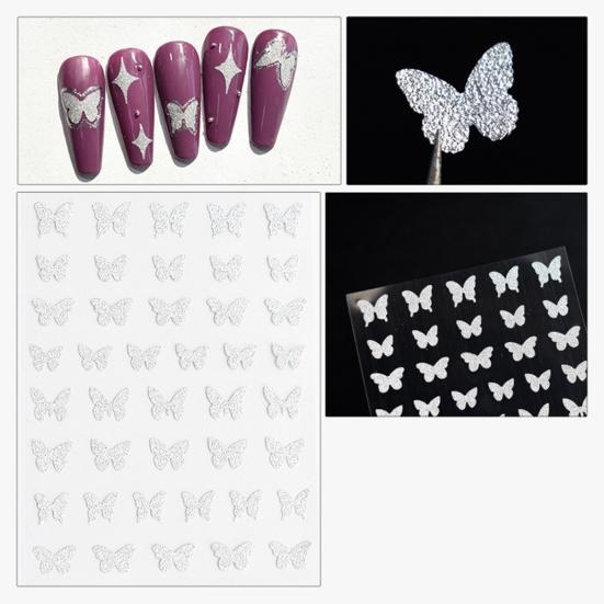 Изысканная наклейка для дизайна ногтей, не выцветающая, гладкая, яркая