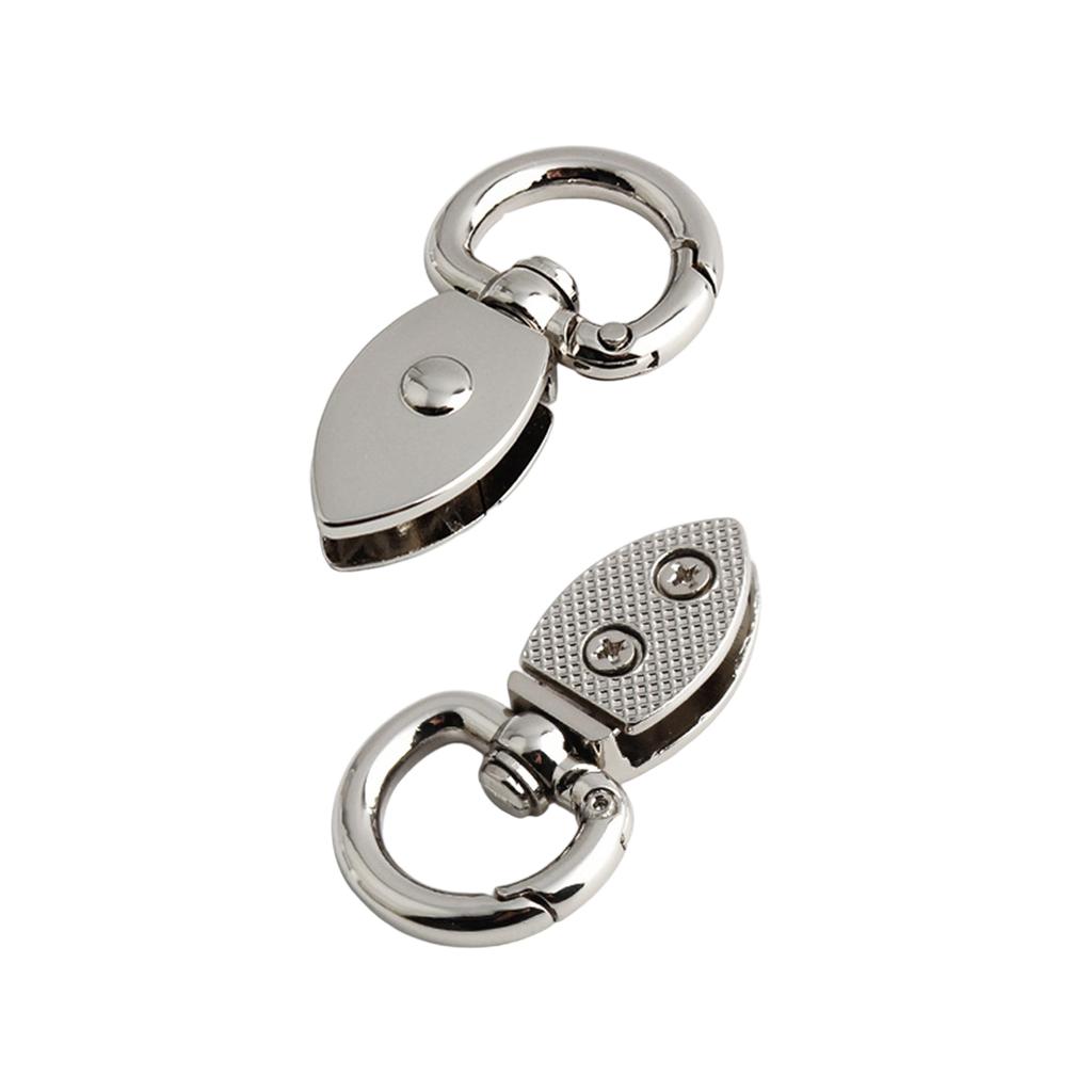 2 шт. Античная металлическая пружинная застежка Соединитель ремня сумки Сверхпрочная боковая пряжка-замок для DIY аксессуаров для сумки