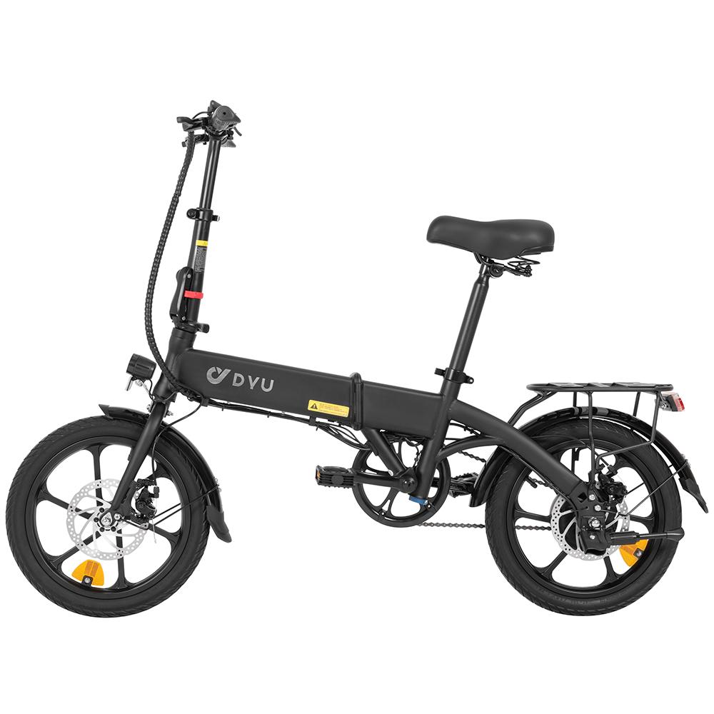 Электрический велосипед DYU A1F Pro 250 Вт складной электрический велосипед 36 В 7,5 Ач литиевая батарея максимальная скорость 25 км/ч 16 дюймов мини-помощник электровелосипед