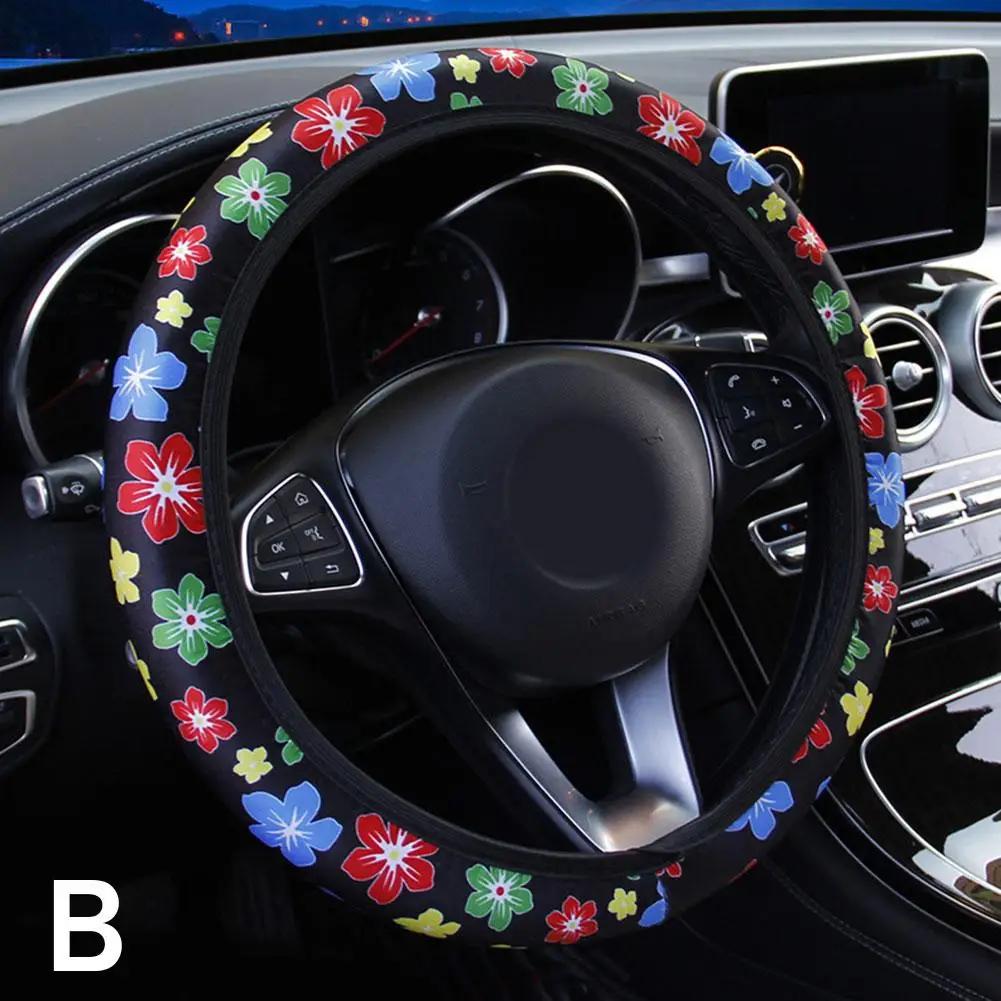 Чехол на руль автомобиля Beetle Printed Fabric без аксессуаров для колес универсальный чехол на руль автомобиля стильный интерьер F7H2
