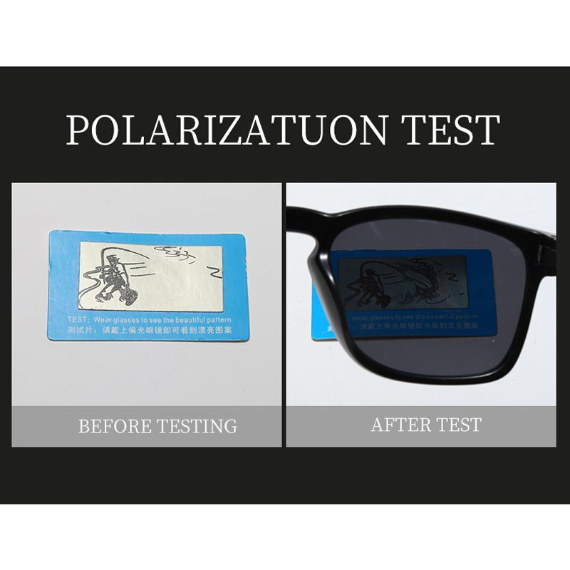 Polarized Square Sunglasses for Men UV400 Protection Lightweight Frame Ideal for Driving, Fishing & Outdoor Sports