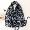 88*180cm Women Scarf Shawl Cotton Linen Feeling Tassel Pashmina Muslim Hijab Wrap Lady Viscose Scarf