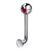 1Pc Stainless Steel Fashion Vertical Barbell Ring Genital Body Piercing Jewelry Gift