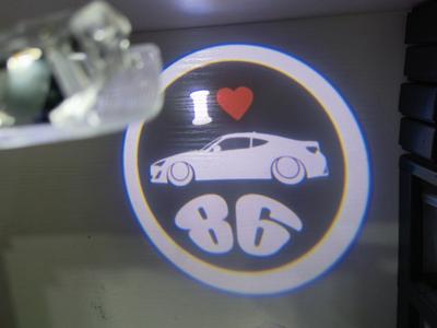 86 Проекторов Для Toyota Подсветка Двери 2шт Значок AE86 Свет 'Я Люблю 86' Приветственный Свет Для Toyota AE86 GT86 FT86 Toyota Лампа Приветствия