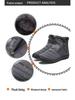 2025 Autumn/Winter Plus Size Warm Snow Boots - High-Top Cotton Comfort for Couples and Seniors