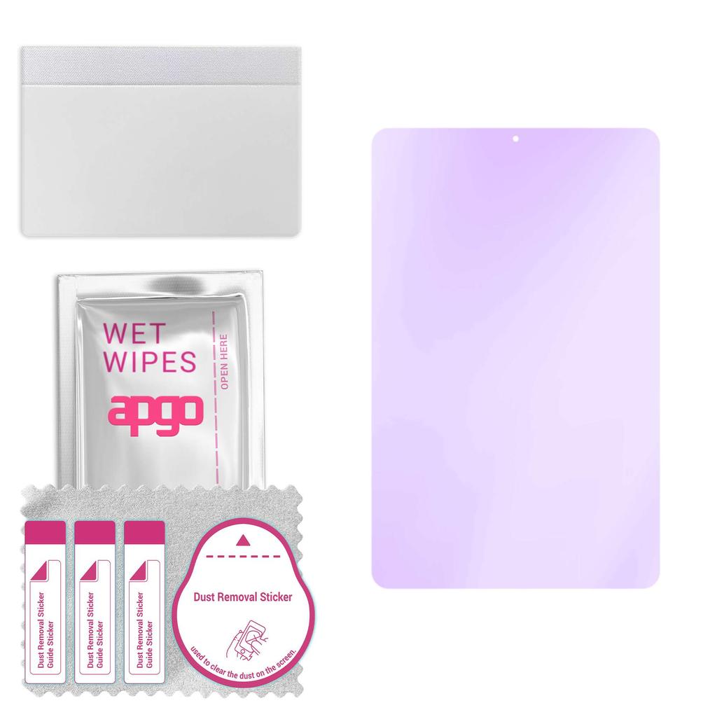 apgo Anti-Blue 9H Hybrid Protective Glass Compatible with TCL Tab 8 Wifi, Flexible Nano Glass, Great Replacement for Tempered Glass, Scratch-resistant